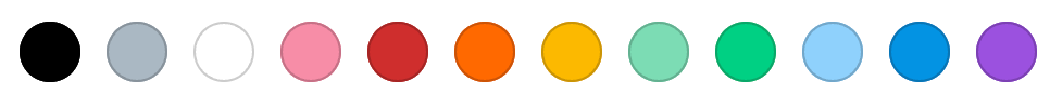 Screenshot of color options that appear when adding the Cover block.
